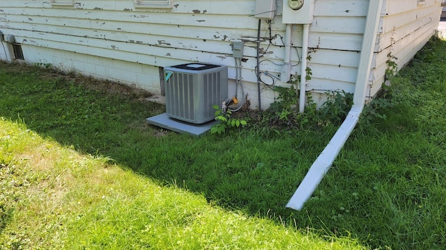 details featuring central air condition unit