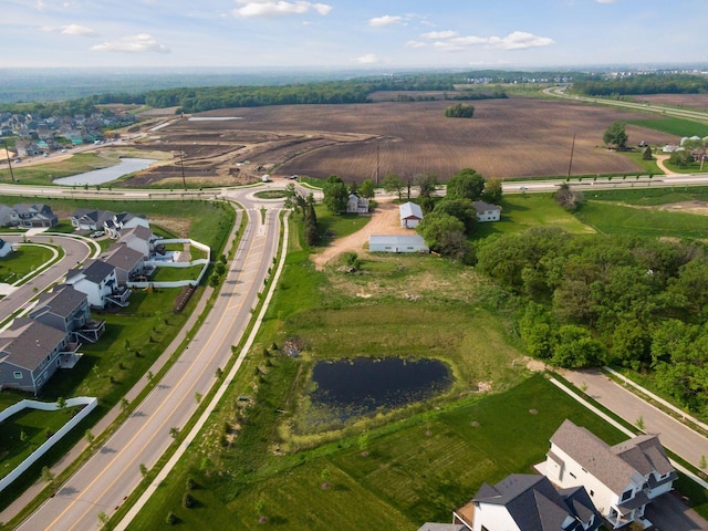 drone / aerial view featuring a rural view