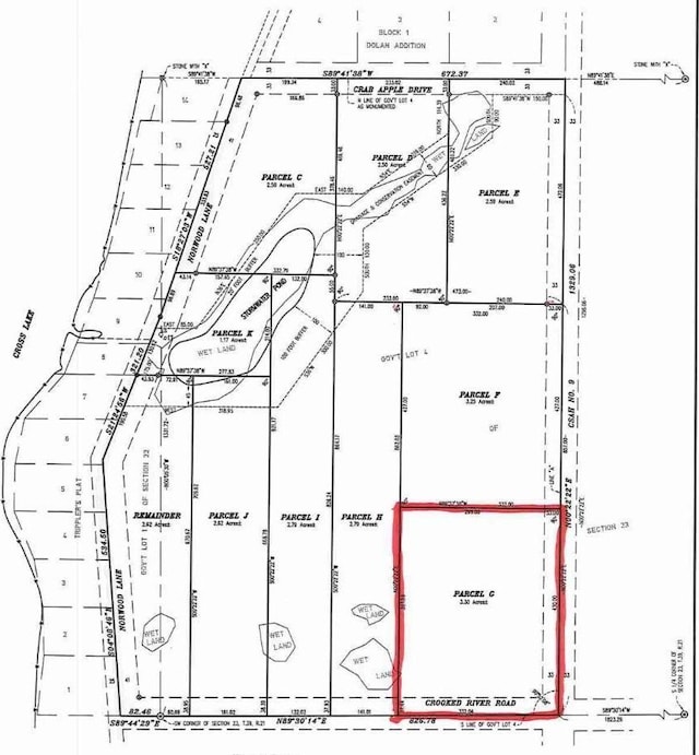 00000 Crooked River Rd Unit G, Chengwatana Twp MN, 55063 land for sale