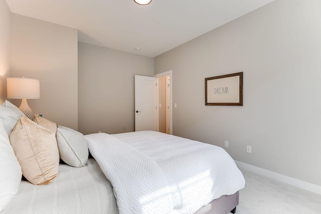 bedroom featuring carpet flooring