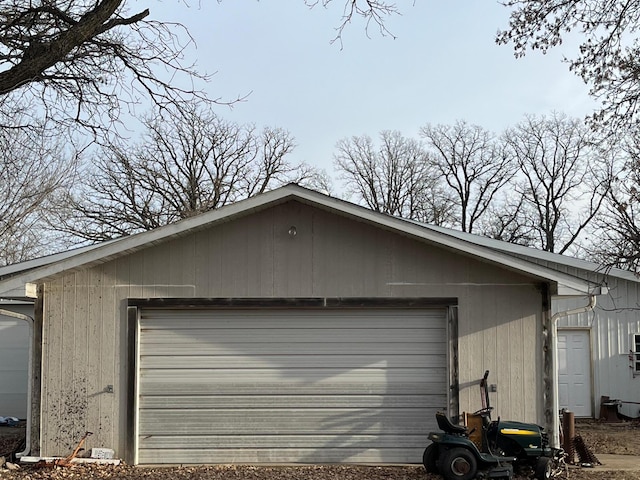 25427 260th St, Callaway, MN 56521 - exterior space featuring an outdoor structure and a garage