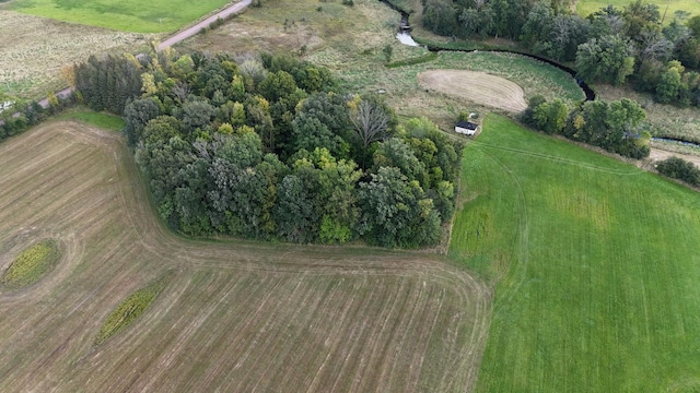 bird's eye view featuring a rural view