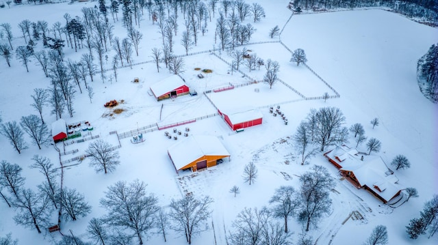 28419 220th St, Shevlin, MN 56676 - view of snowy aerial view