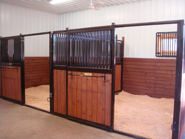 view of stable