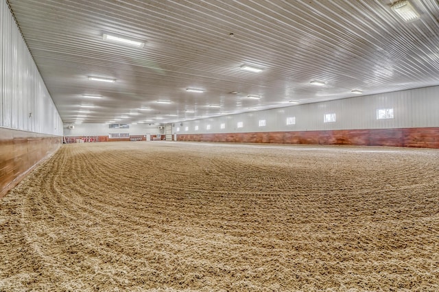 view of horse barn