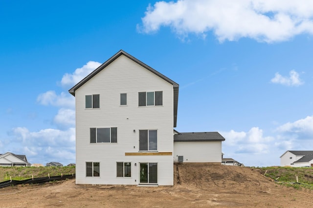 view of rear view of property