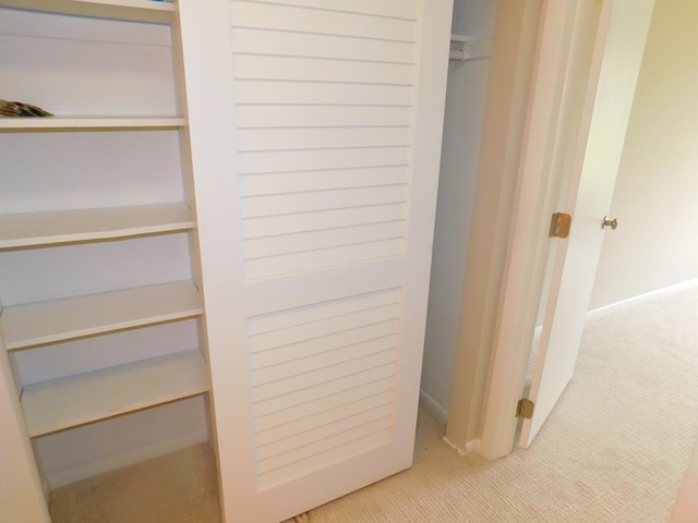 view of closet