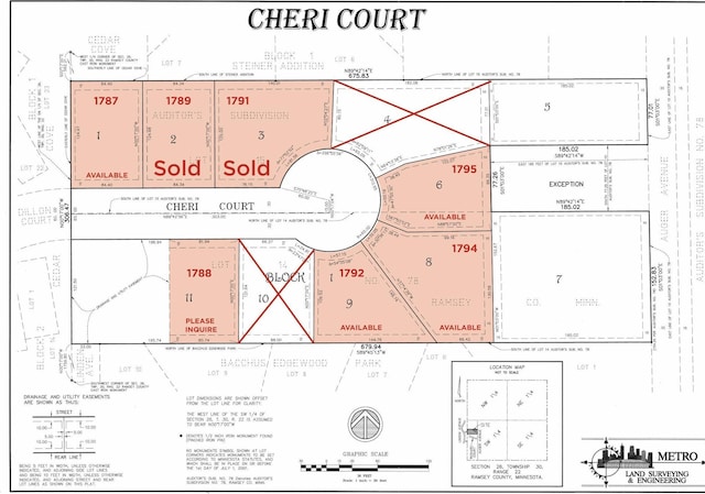 1792 Cheri Ct, White Bear Lake MN, 55110 land for sale