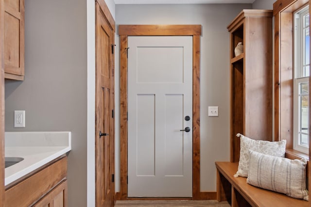 view of mudroom