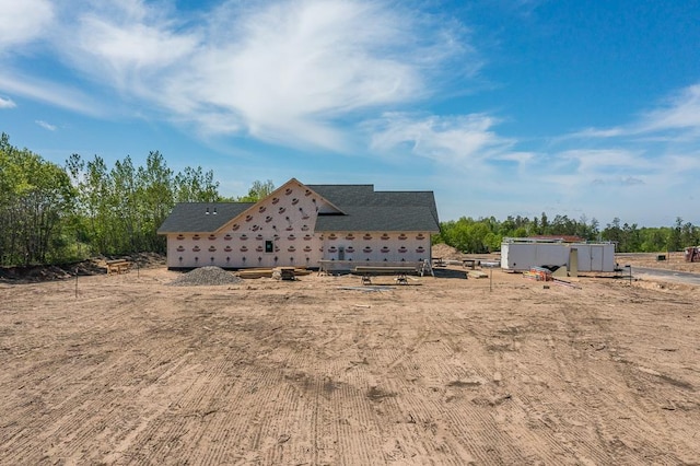 view of rear view of property