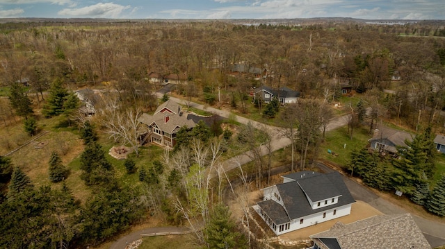 view of aerial view