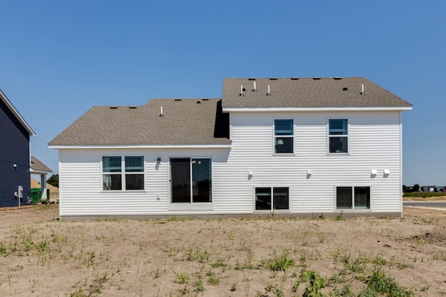 view of back of property