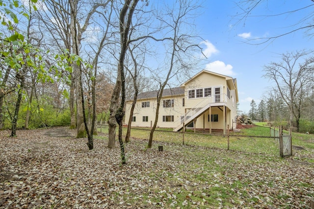 view of rear view of house