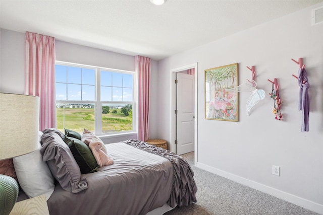 bedroom featuring carpet floors