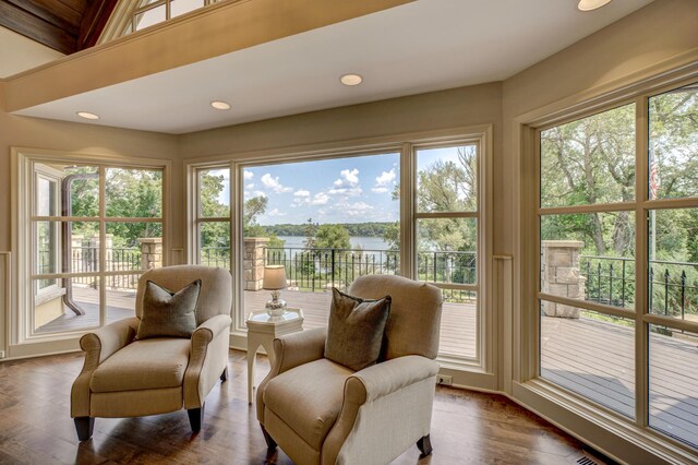 interior space with plenty of natural light