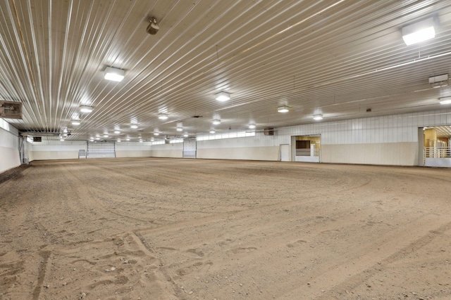 view of horse barn