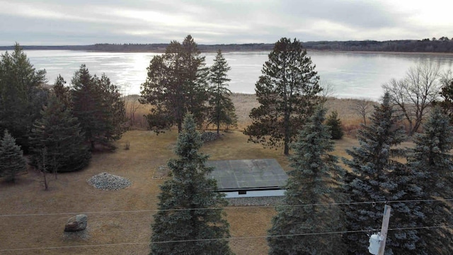 view of water feature