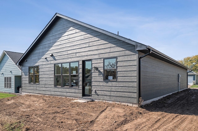 view of back of property