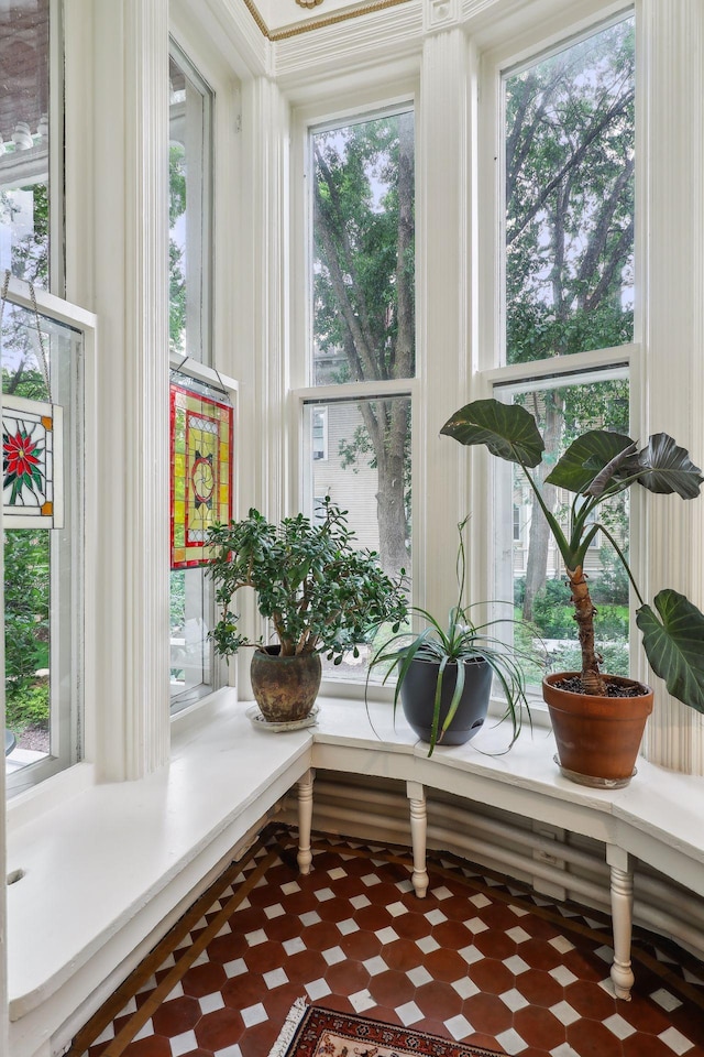 interior space featuring plenty of natural light