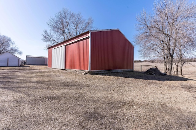 view of outdoor structure