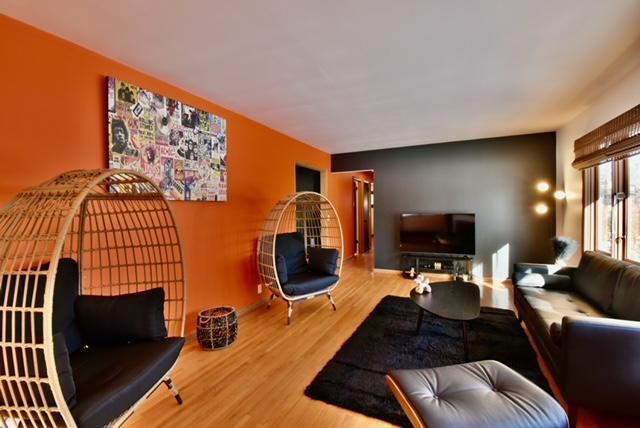 living room featuring wood-type flooring