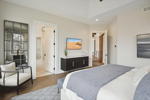 935 Lakewood Hills Rd, Eagan, MN 55123 - bedroom with wood finished floors and recessed lighting
