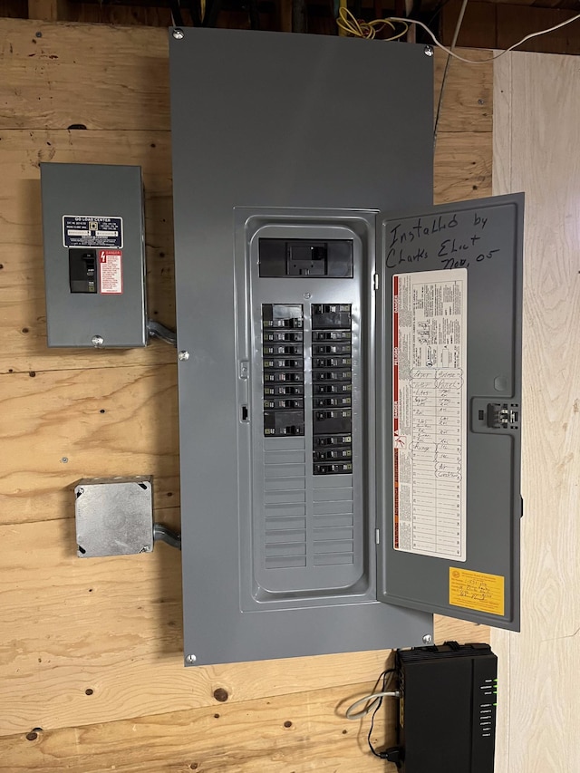 utilities with electric panel