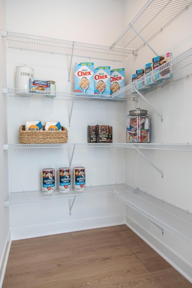 view of pantry