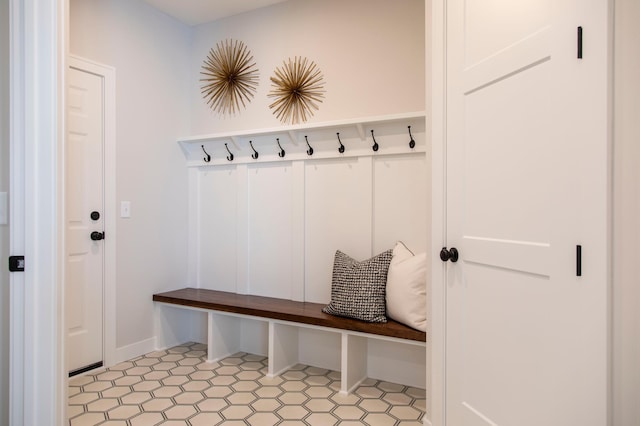 view of mudroom