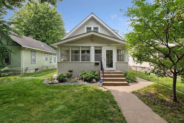 1503 Sheridan Ave N, Minneapolis, MN 55411 - shotgun-style home with stucco siding