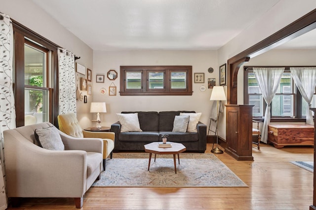 1503 Sheridan Ave N, Minneapolis, MN 55411 - living area with plenty of natural light and light wood finished floors