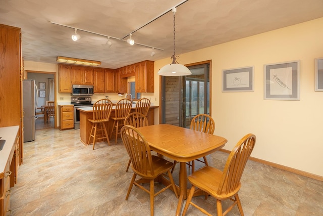 view of dining space