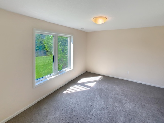 empty room with carpet flooring