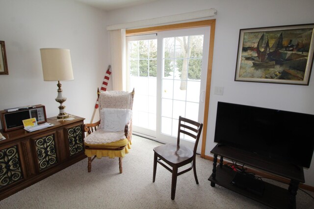 view of sitting room