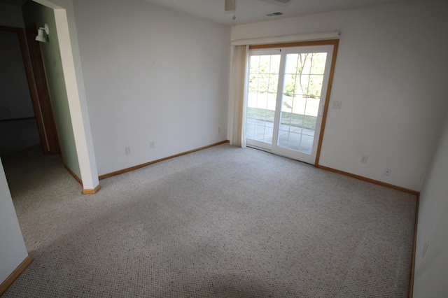 empty room with light carpet