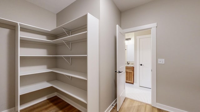 pantry with sink