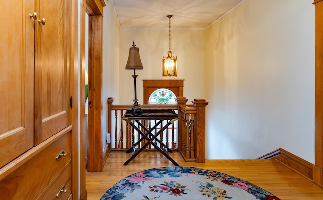 interior space featuring light hardwood / wood-style flooring