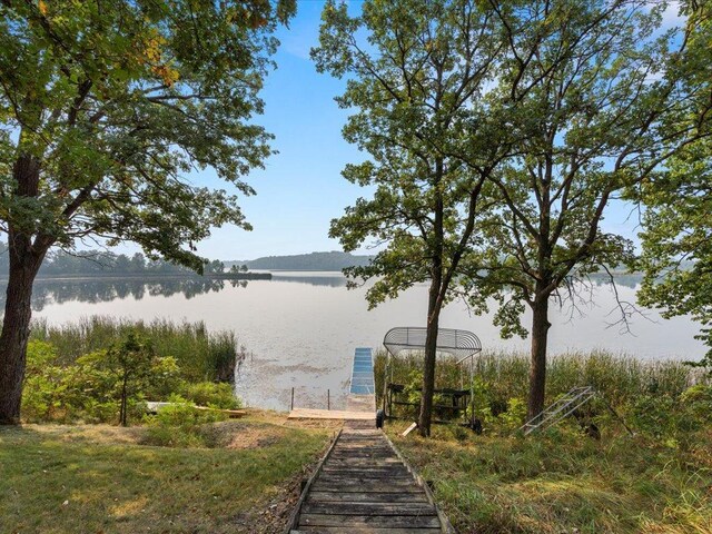 view of water feature