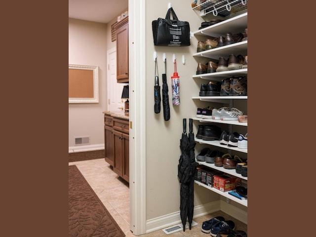 view of closet