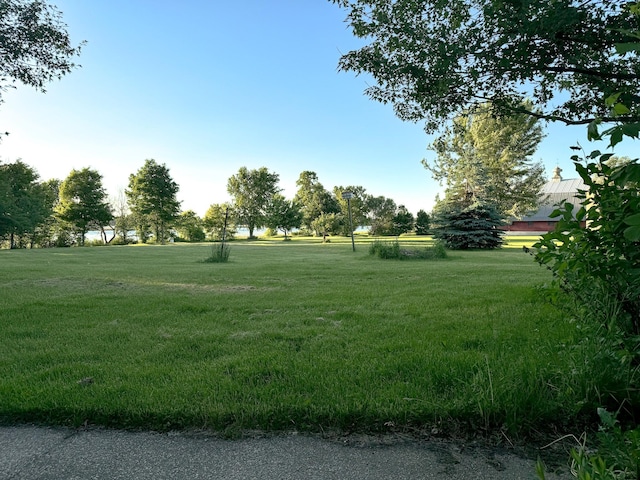 surrounding community featuring a yard