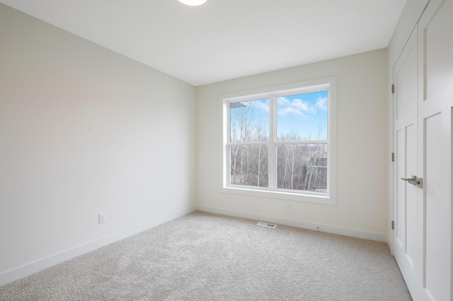 spare room featuring carpet floors