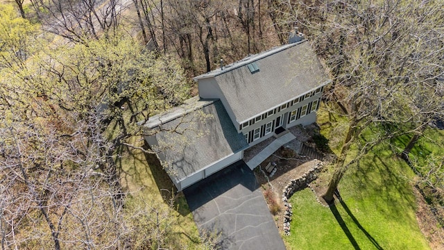 drone / aerial view