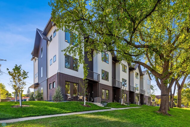 exterior space featuring central AC unit