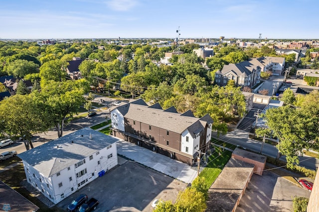 drone / aerial view featuring a residential view