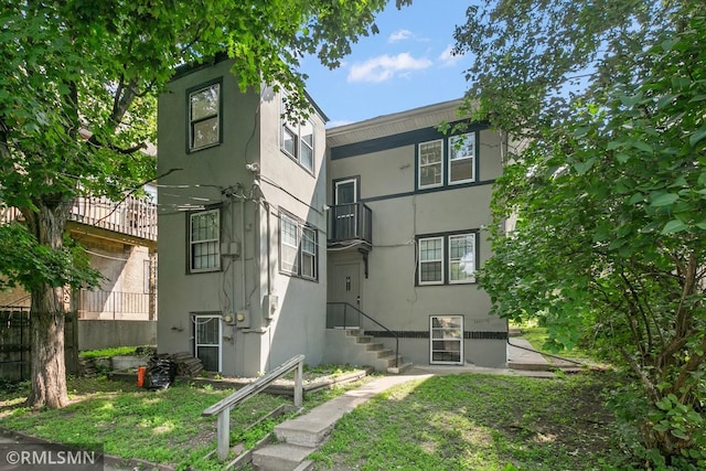 view of rear view of house