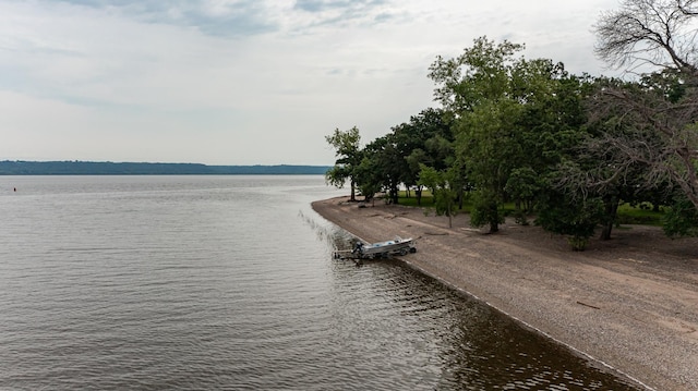 view of water feature