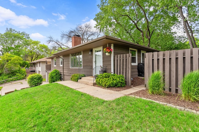 3706 90th St, Bloomington, MN 55431 - ranch-style home with a chimney