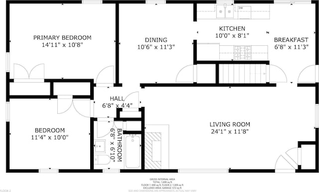 3706 90th St, Bloomington, MN 55431 - view of property floor plan