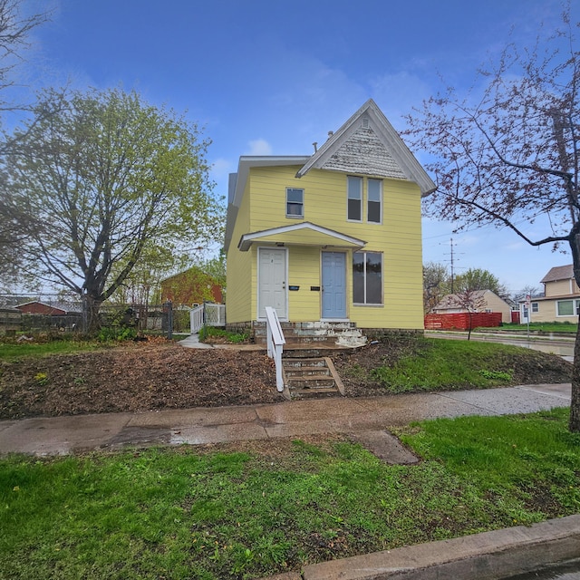 view of victorian house