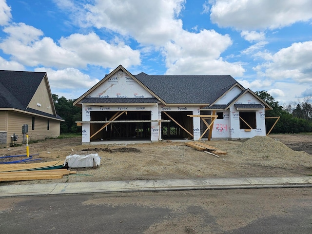 view of property in mid-construction